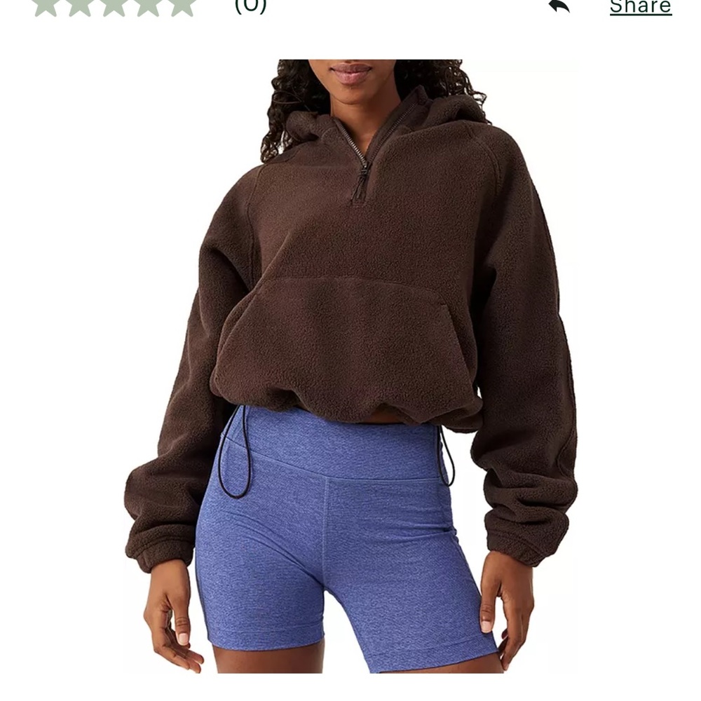 Primo fleece 1/4 zip in shade soil by outdoor voices.